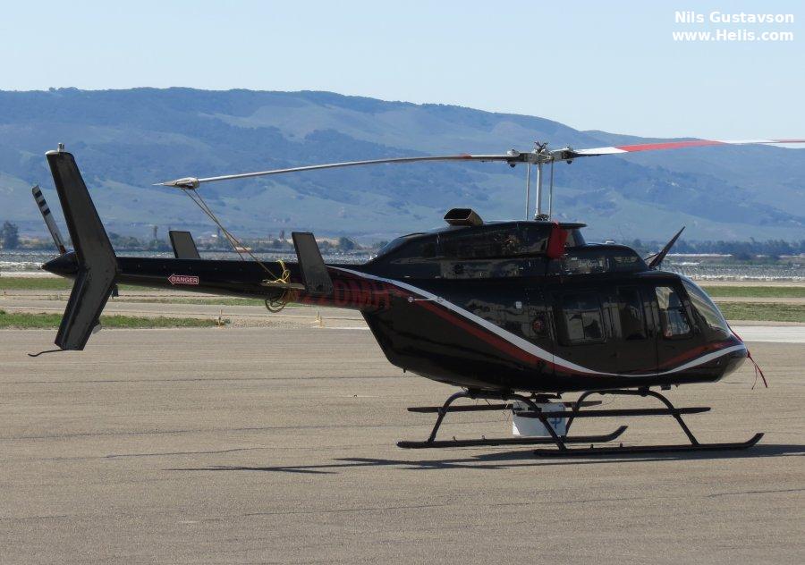 Helicopter Bell 206L-3 Long Ranger Serial 51359 Register N220MH N83WP used by Meridian Helicopters ,Los Angeles. Built 1990. Aircraft history and location