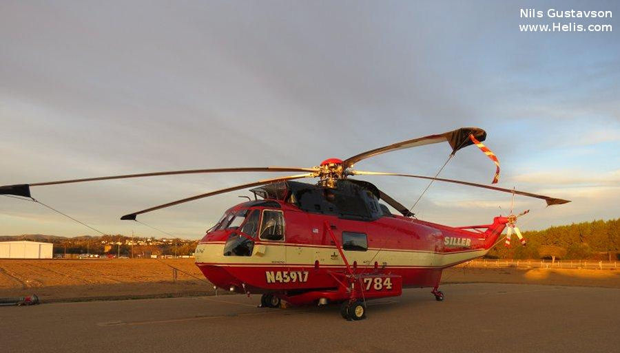 Helicopter Sikorsky S-61V Serial 61-271 Register N45917 N10047 used by Siller Brothers Inc ,tentara nasional indonesia angkatan udara TNI-AU (indonesian national defence - air force) ,Sikorsky Helicopters. Built 1965. Aircraft history and location