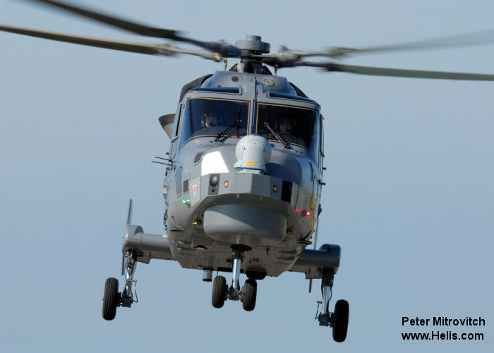 Helicopter AgustaWestland AW159 210 Serial 524 Register 15-0603 ZZ543 used by Daehanminguk Haegun ROKN (Republic of Korea Navy) ,AgustaWestland UK. Aircraft history and location