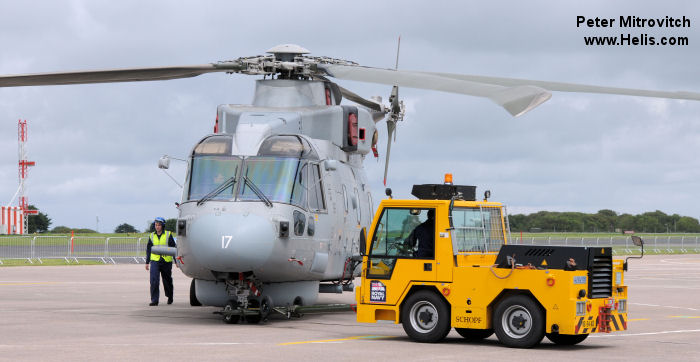 Helicopter AgustaWestland Merlin HM.1 Serial 50179 Register ZH864 used by Fleet Air Arm RN (Royal Navy). Built 2002. Aircraft history and location