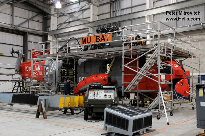 Helicopter Westland Sea King HAS.5 Serial wa 880 Register XZ920 used by Developing Assets (UK) Ltd HeliOperations ,Fleet Air Arm RN (Royal Navy). Built 1979. Aircraft history and location