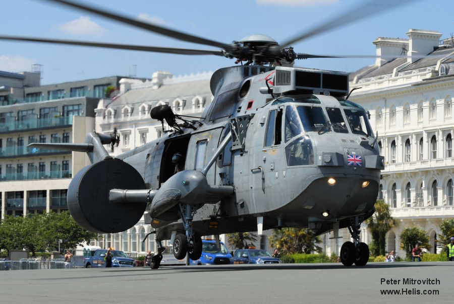 Helicopter Westland Sea King HAS.5 Serial wa 958 Register ZE420 used by Developing Assets (UK) Ltd ,Fleet Air Arm RN (Royal Navy). Built 1986. Aircraft history and location