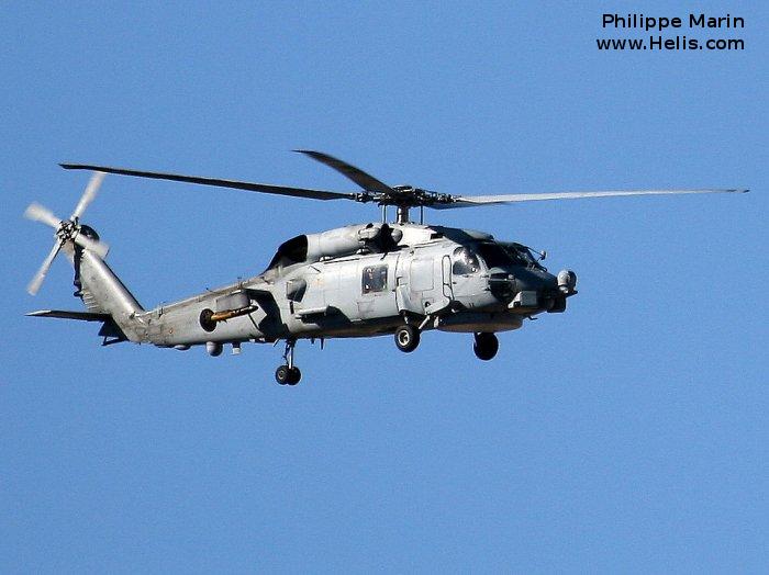 Helicopter Sikorsky S-70B-1 Seahawk Serial 70-2673 Register HS.23-11 used by Arma Aerea de la Armada Española Marina (Spanish Navy). Aircraft history and location