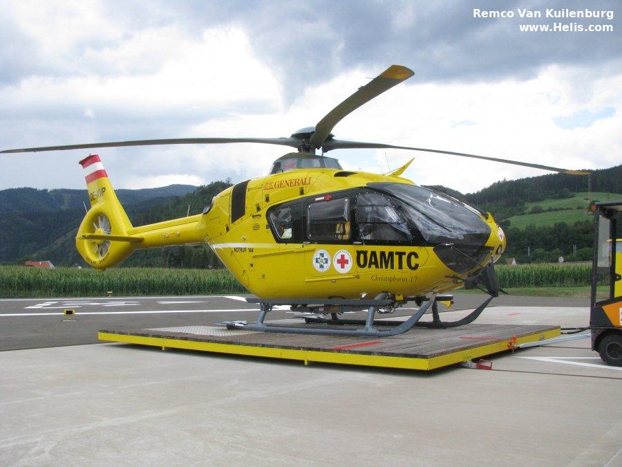 Helicopter Airbus H135 / EC135T3H Serial 2171 Register OE-XVP used by ÖAMTC Christophorus 17 ,Christophorus 1. Aircraft history and location