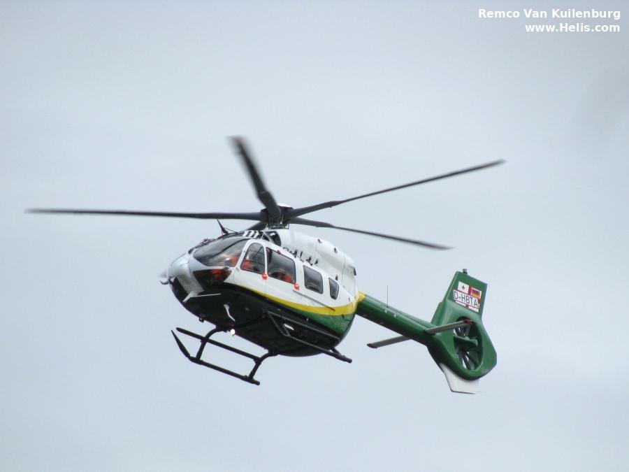 Helicopter Airbus H145D3  Serial 21259 Register GBP-10023 D-HBTA used by Border Police of Georgia ,Airbus Helicopters Deutschland GmbH (Airbus Helicopters Germany). Built 2023. Aircraft history and location