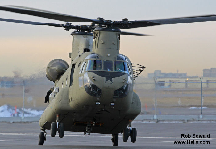 Helicopter Boeing CH-47F Chinook Serial M.8774 Register 08-08774 used by US Army Aviation Army. Aircraft history and location