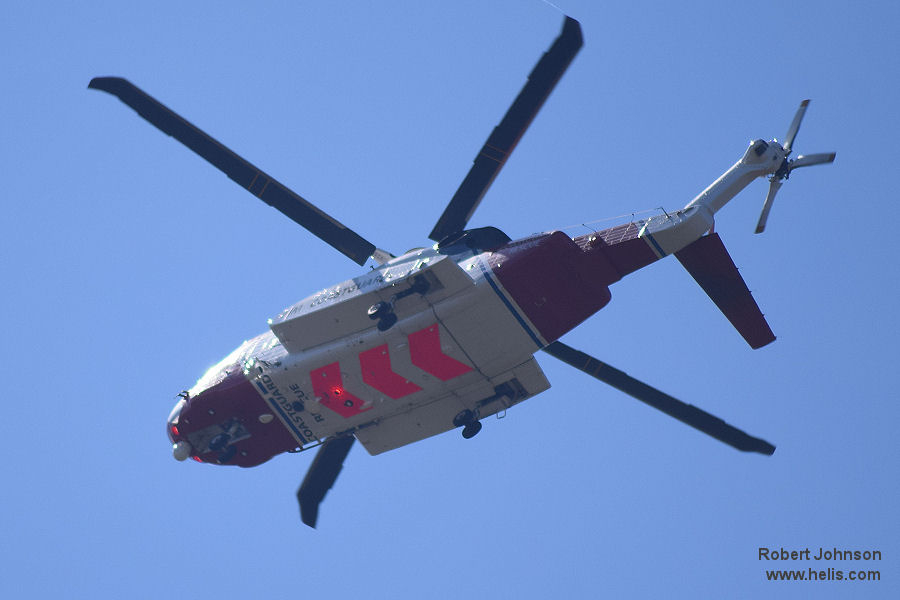 Helicopter Sikorsky S-92A Serial 92-0214 Register G-MCGE N214HM used by HM Coastguard (Her Majesty’s Coastguard) ,Bristow ,Bristow US. Built 2014. Aircraft history and location