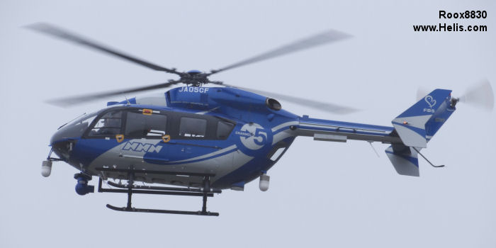 Helicopter Kawasaki BK117C-2 Serial 4004 Register JA05CF. Aircraft history and location