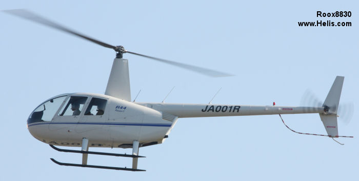 Helicopter Robinson R44 Raven Serial 1686 Register JA001R. Aircraft history and location