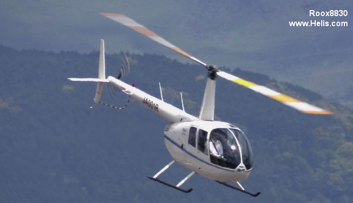 Helicopter Robinson R44 Raven Serial 1686 Register JA001R. Aircraft history and location