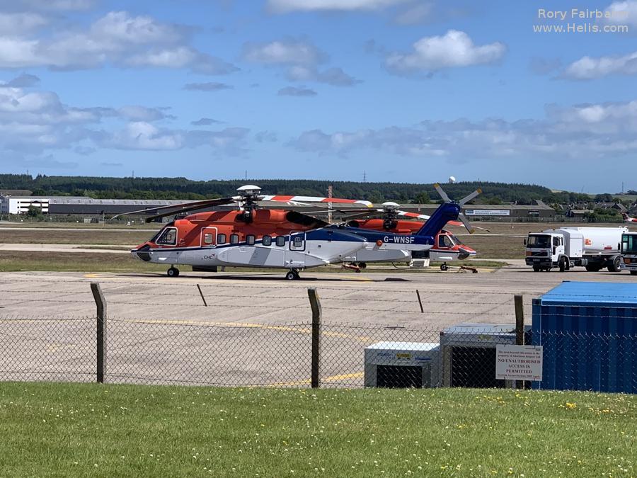 Helicopter Sikorsky S-92A Serial 92-0046 Register PH-EUI G-WNSF OY-HKA used by CHC Helicopters Netherlands bv CHC NL ,CHC Scotia ,CHC Denmark. Built 2006. Aircraft history and location