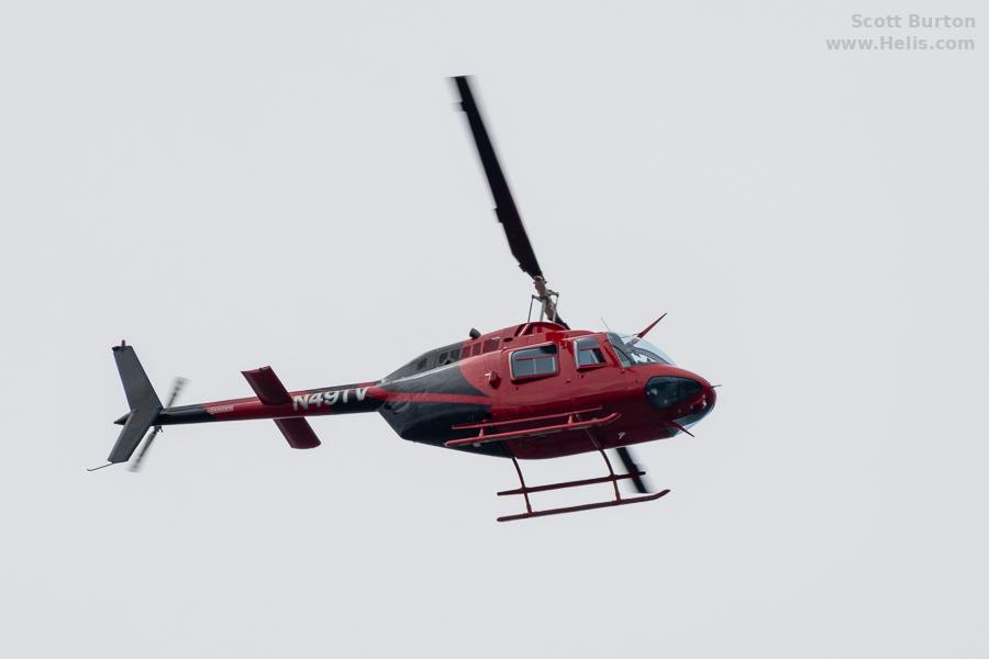 Helicopter Bell 206B-3 Jet Ranger Serial 3074 Register N49TV. Aircraft history and location
