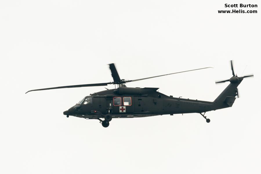 Helicopter Sikorsky HH-60M Black Hawk Serial  Register 20-21135 used by US Army Aviation Army. Built 2021. Aircraft history and location