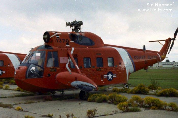 Helicopter Sikorsky HH-52A Sea Guard Serial 62-048 Register 1370 used by US Coast Guard USCG. Aircraft history and location