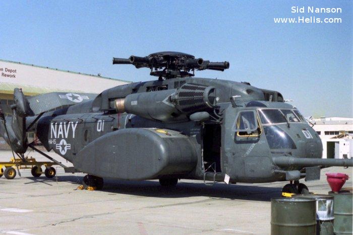Helicopter Sikorsky MH-53E Sea Dragon Serial 65-519 Register 162507 used by US Navy USN. Aircraft history and location