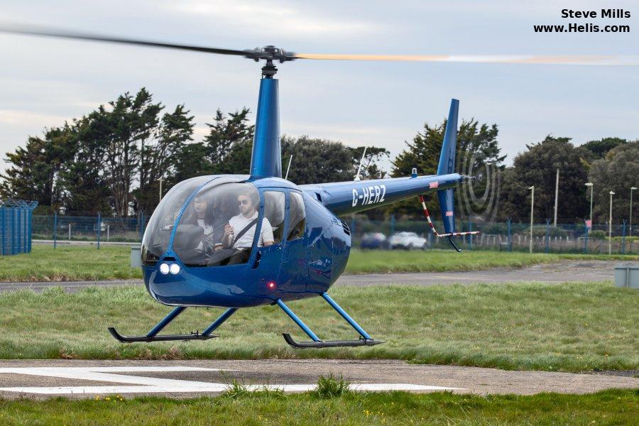 Helicopter Robinson R44 Astro Serial 0381 Register G-HERZ G-OBHE G-PRET. Built 1997. Aircraft history and location