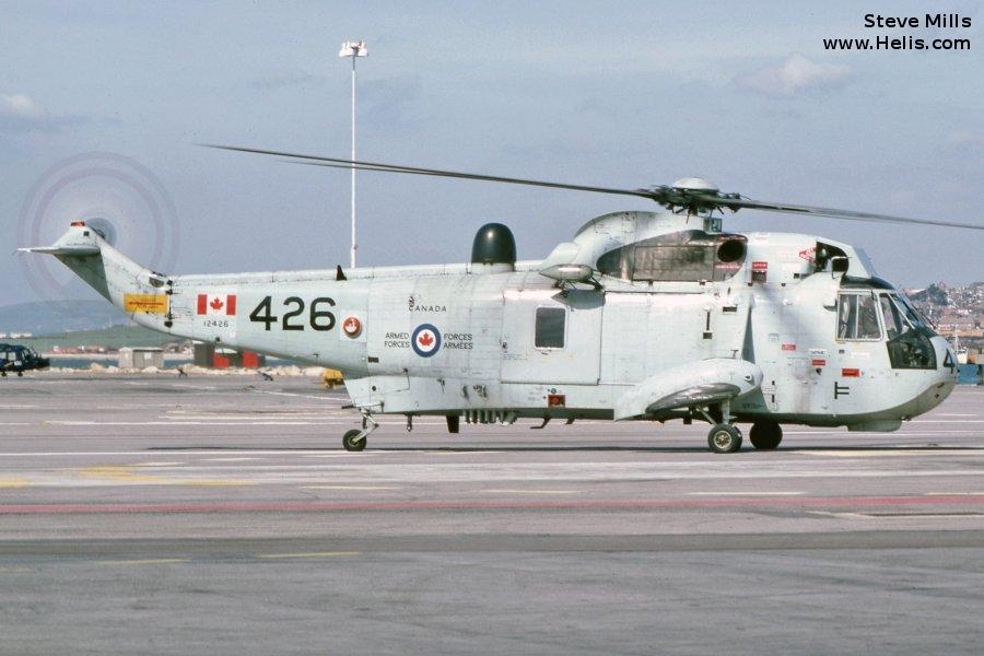 Helicopter Sikorsky CH-124 Sea King Serial 61-328 Register 12426 4026 used by Canadian Armed Forces ,Royal Canadian Navy  (1945-1968). Built 1966. Aircraft history and location