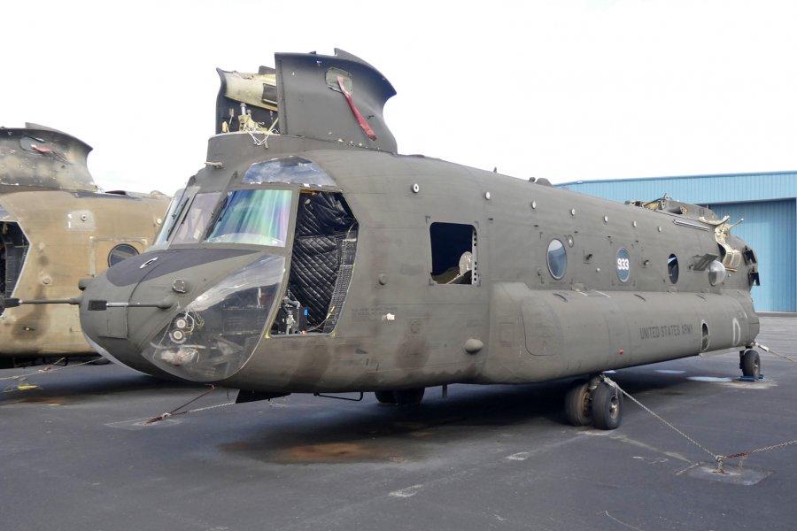 Helicopter Boeing CH-47D Chinook Serial M.3460 Register 93-00933 93-0933 used by US Army Aviation Army. Aircraft history and location
