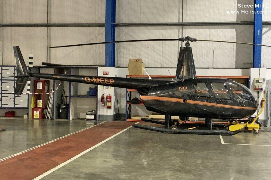 Helicopter Robinson R44 Clipper II Serial 11641 Register G-MEEP G-PAMY. Built 2007. Aircraft history and location