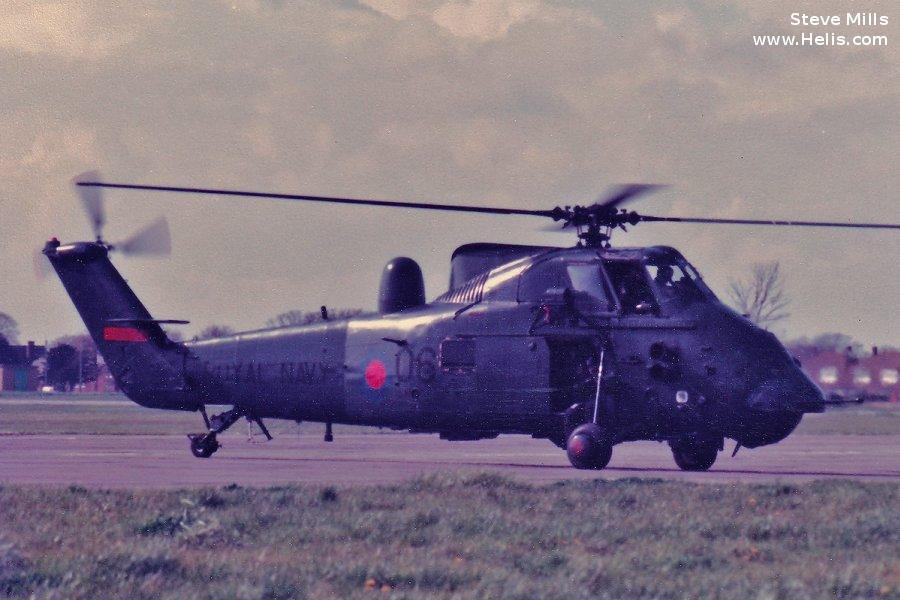 Helicopter Westland Wessex HAS.1 Serial wa  9 Register XM328 used by Westland ,Fleet Air Arm RN (Royal Navy). Built 1959. Aircraft history and location