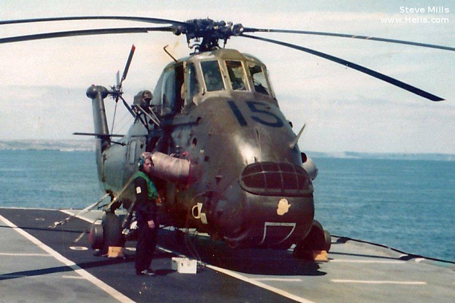 Helicopter Westland Wessex HU.5 Serial wa280 Register XT458 used by Fleet Air Arm RN (Royal Navy). Built 1965. Aircraft history and location