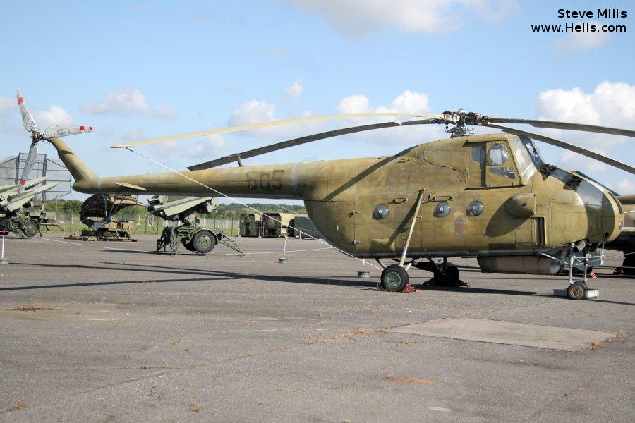 Helicopter Mil Mi-4 Hound Serial 13 149 Register 569 used by luftstreitkrafte (east germany air force). Aircraft history and location