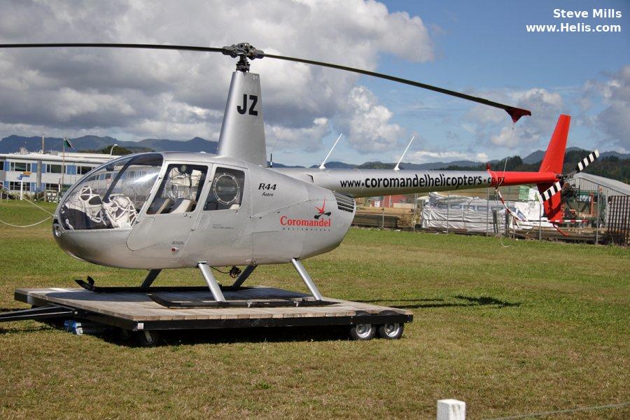Helicopter Robinson R44 Astro Serial 0009 Register ZK-HJZ JA7901. Built 1993. Aircraft history and location