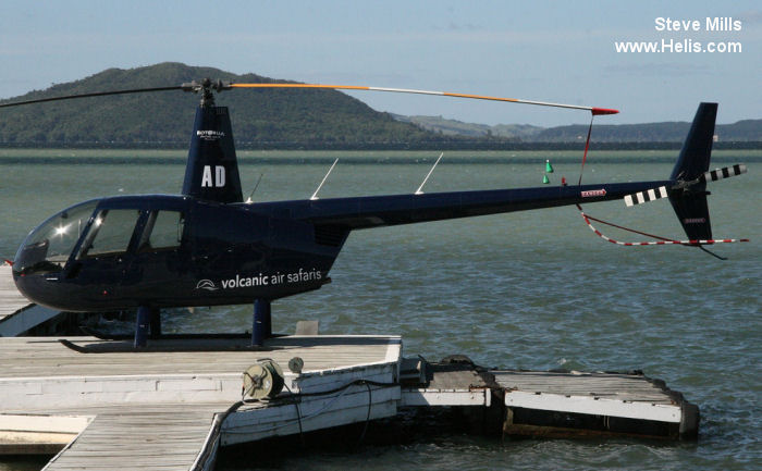 Helicopter Robinson R44 II Serial 11986 Register ZK-HAD used by Volcanic Air. Aircraft history and location