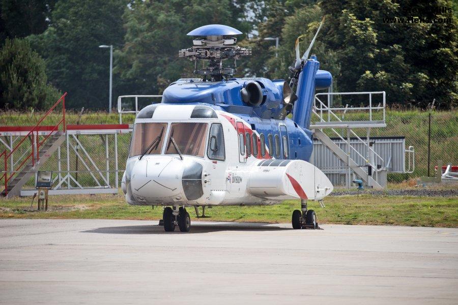 Helicopter Sikorsky S-92A Serial 92-0240 Register 5N-BTH G-CIJC used by Bristow Helicopters Nigeria BHN ,Bristow. Built 2014. Aircraft history and location