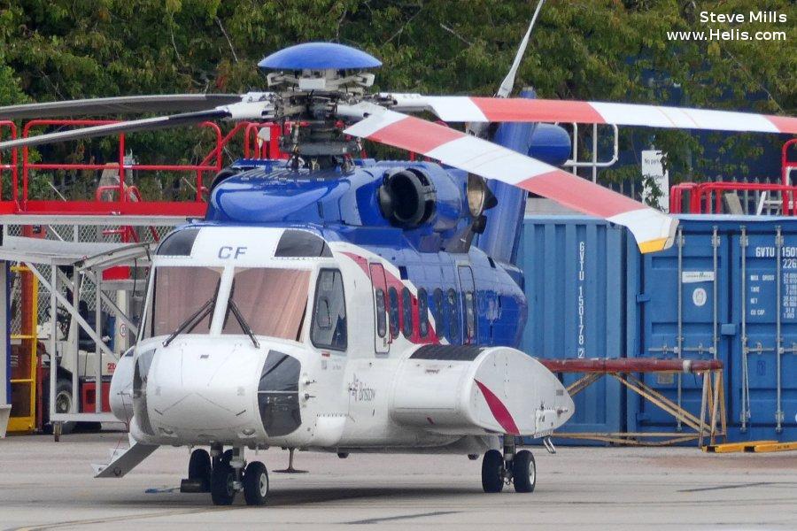 Helicopter Sikorsky S-92A Serial 92-0068 Register G-IACF used by Bristow. Built 2007. Aircraft history and location