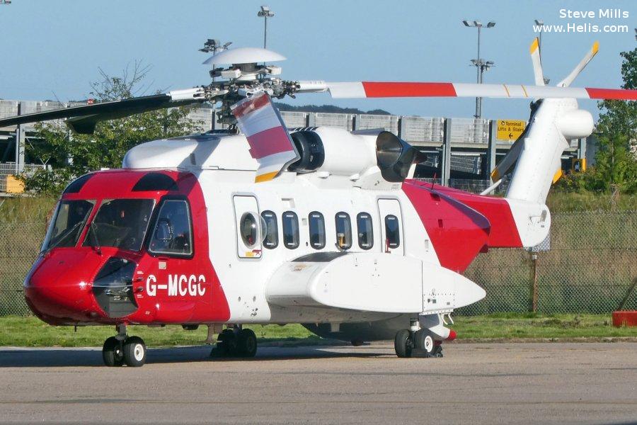 Helicopter Sikorsky S-92A Serial 92-0169 Register LN-OIJ G-MCGC N169F used by Bristow Norway AS ,HM Coastguard (Her Majesty’s Coastguard) ,Bristow ,Sikorsky Helicopters. Built 2011. Aircraft history and location