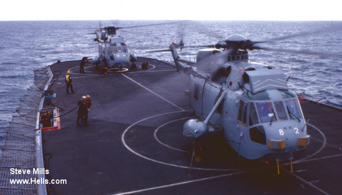 Helicopter Westland Sea King HAS.1 Serial wa 636 Register XV648 used by Fleet Air Arm RN (Royal Navy). Built 1969. Aircraft history and location