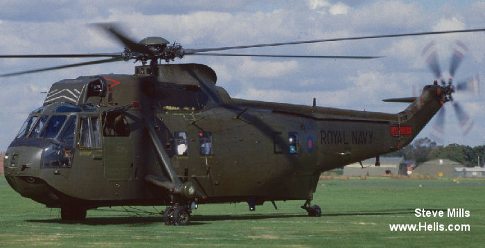 Helicopter Westland Sea King HC.4 Serial wa 906 Register ZA292 used by Vector Aerospace ,Fleet Air Arm RN (Royal Navy). Built 1979. Aircraft history and location