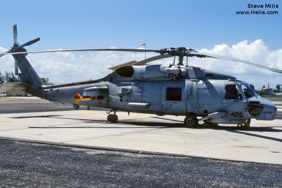 Helicopter Sikorsky SH-60B Seahawk Serial 70-396 Register 162106 used by US Navy USN. Aircraft history and location