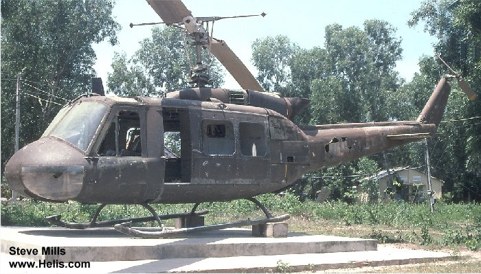 Helicopter Bell UH-1H Iroquois Serial 10785 Register 68-16126 used by US Army Aviation Army. Aircraft history and location