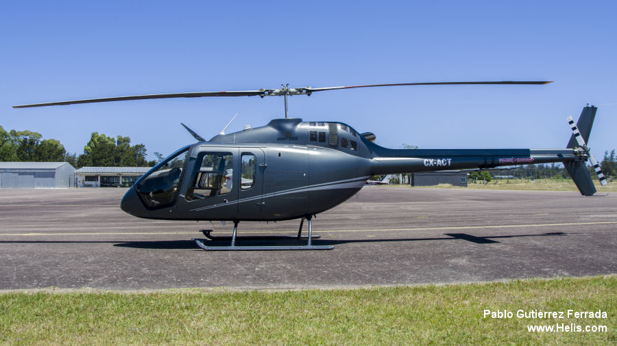 Helicopter Bell 505 Jet Ranger X Serial 65143 Register CX-ACT . Aircraft history and location