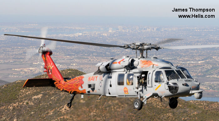 Helicopter Sikorsky MH-60S Seahawk Serial unknown Register 168530 used by US Navy (United States Naval Aviation). Aircraft history and location