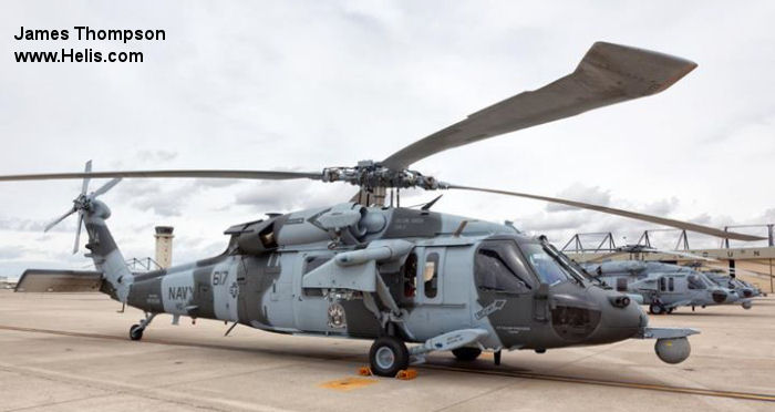 Helicopter Sikorsky MH-60S Seahawk Serial  Register 168539 used by US Navy USN. Aircraft history and location
