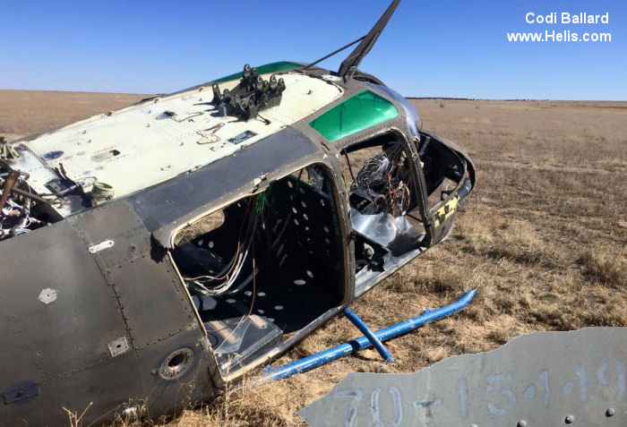 Helicopter Bell OH-58A Kiowa Serial 41000 Register 70-15449 used by US Army Aviation State of Colorado. Aircraft history