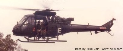 British Scout Helicopter, Border Surveillance Hong Kong 1980