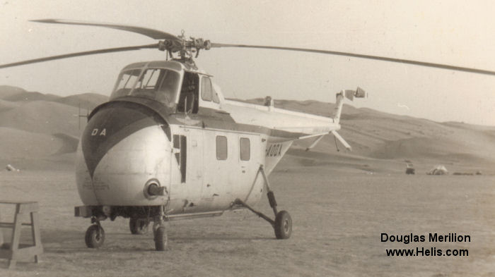 Helicopter Westland Whirlwind SRS.1 Serial wa113 Register G-AODA EP-HAC 9Y-TDA used by Bristow Caribbean ,Bristow ,World Wide Helicopters ,Westland. Built 1955. Aircraft history and location