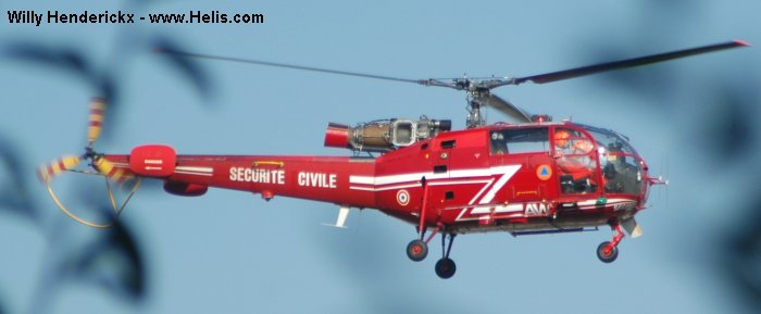 Sécurité Civile Alouette III