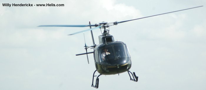 Helicopter Aerospatiale AS350D Astar Serial 1424 Register F-GIBM used by ABC helicopteres (abc helicopters). Aircraft history and location