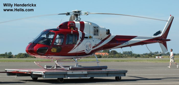 Helicopter Eurocopter AS355N Ecureuil 2 Serial 5686 Register 5Y-EXP F-GTRS used by Everett Aviation ltd. Built 2000. Aircraft history