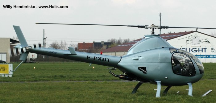 Helicopter Rotorway exec 162F Serial 6842 Register F-PXDT. Aircraft history and location