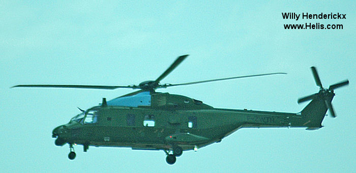 Helicopter NH Industries NH90 TTH Serial 1032 Register ES891 F-ZWBJ F-ZWTH used by Elliniki Aeroporia Stratou (Hellenic Army Aviation) Airbus Helicopters France Eurocopter France. Aircraft history and location