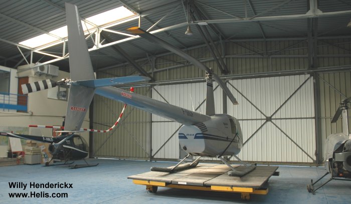 Helicopter Robinson R44 Clipper Serial 1215 Register F-GOJF. Built 2002. Aircraft history and location