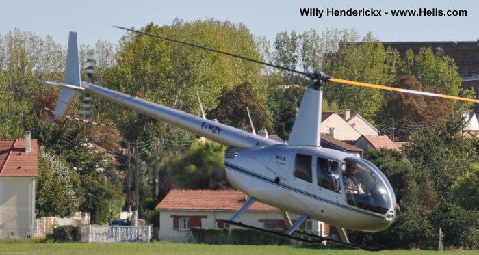 Helicopter Robinson R44 Raven II Serial 11078 Register PH-KTM EI-EGR F-HIZY used by HeliAir Helikopter Services. Built 2006. Aircraft history and location