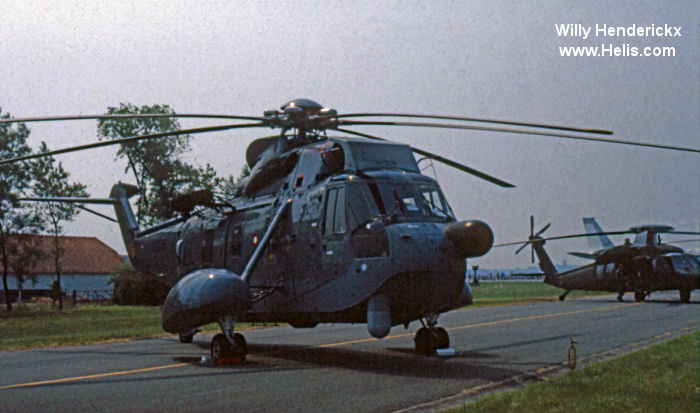 Helicopter Sikorsky S-61A-1 Serial 61-276 Register U-276 used by Flyvevåbnet (Royal Danish Air Force). Built 1965. Aircraft history and location