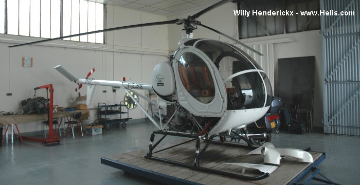 Helicopter Schweizer 300C Serial S1578 Register F-GJSS used by ABC helicopteres (abc helicopters). Aircraft history and location